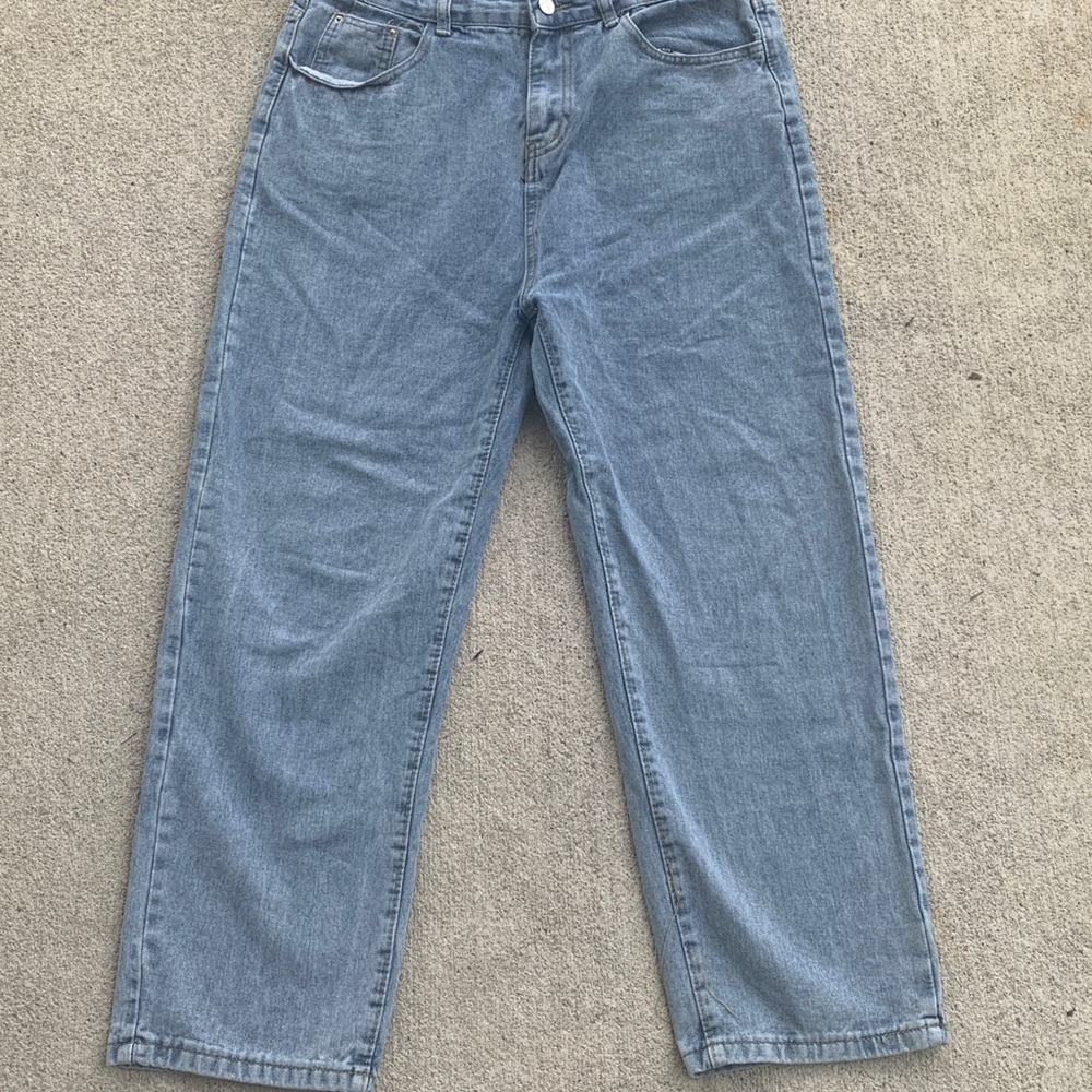 Light Blue Men’s Baggy Jeans